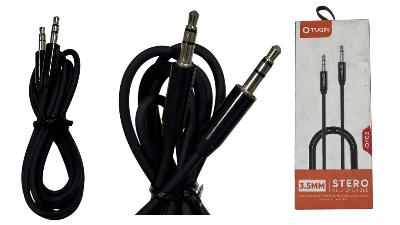 GENERICO Cable De Audio Estéreo Tuqin Qy02 De 3.5 Mm Auxiliar 3.5mm