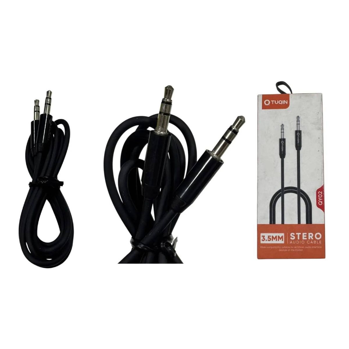 GENERICO - Cable De Audio Estéreo Tuqin Qy02 De 3.5 Mm Auxiliar 3.5mm