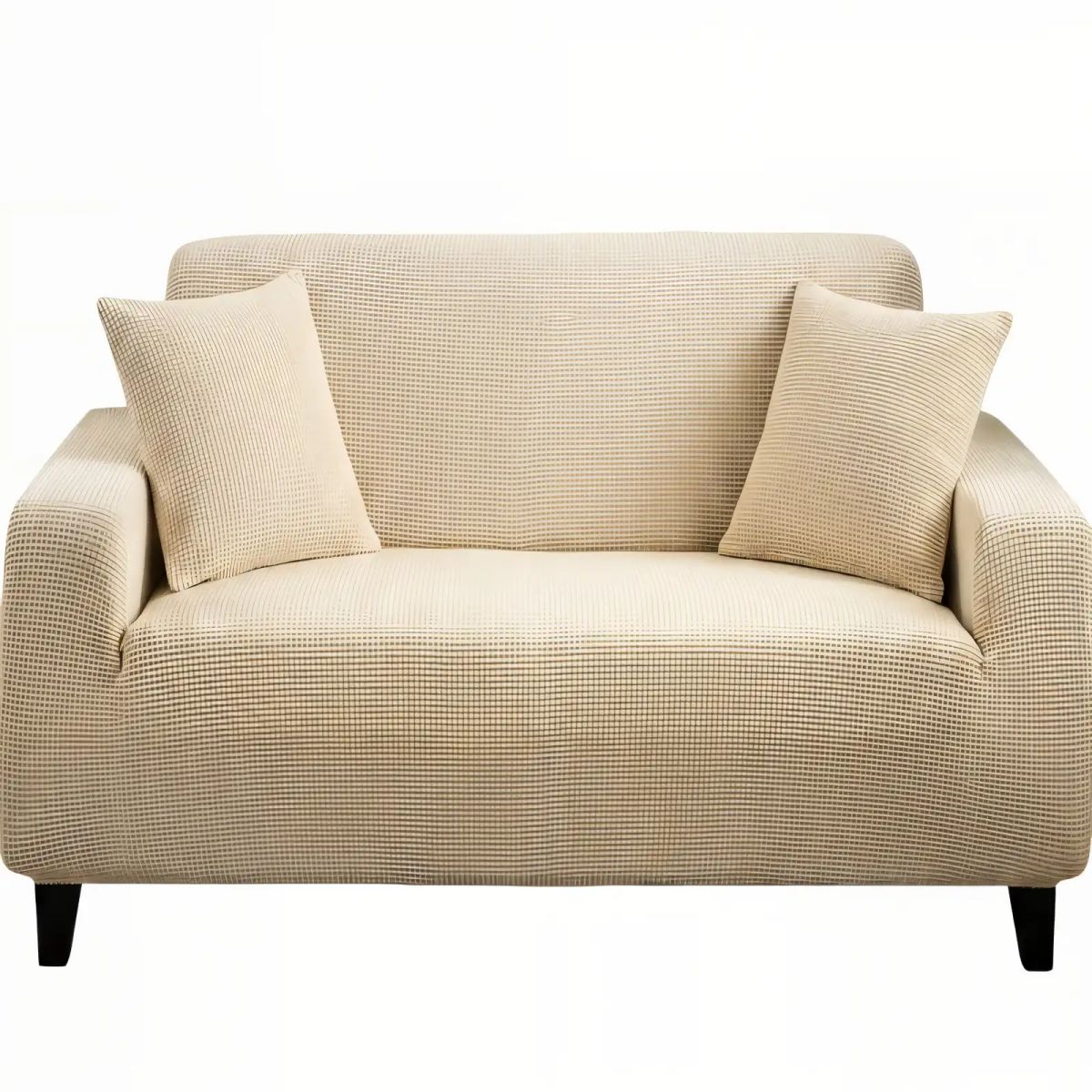 GENERICO - FUNDA PARA SILLON 3 CUERPOS CUADRUPLE COLOR BEIGE