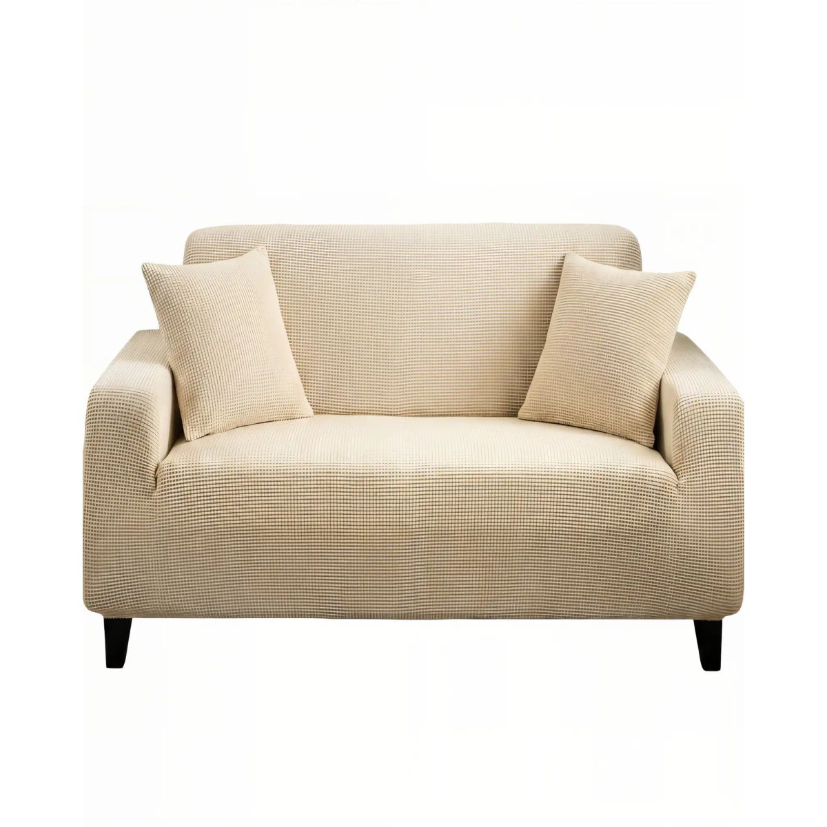 GENERICO - FUNDA PARA SILLON 3 CUERPOS CUADRUPLE COLOR BEIGE
