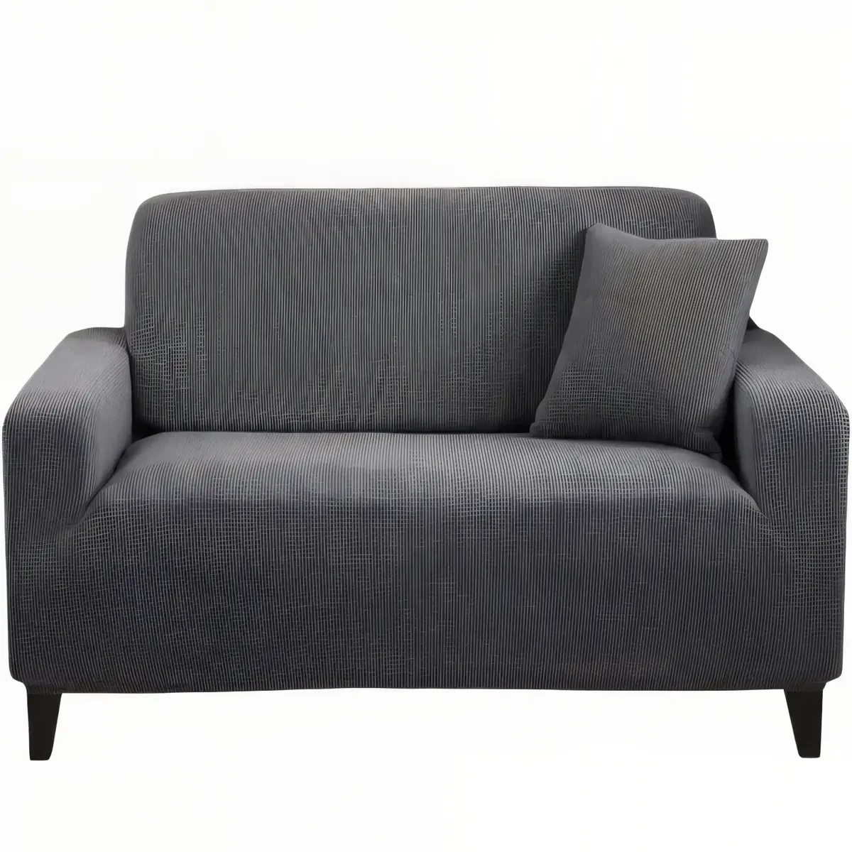 GENERICO - FUNDA PARA SILLON 3 CUERPOS CUADRUPLE COLOR GRIS