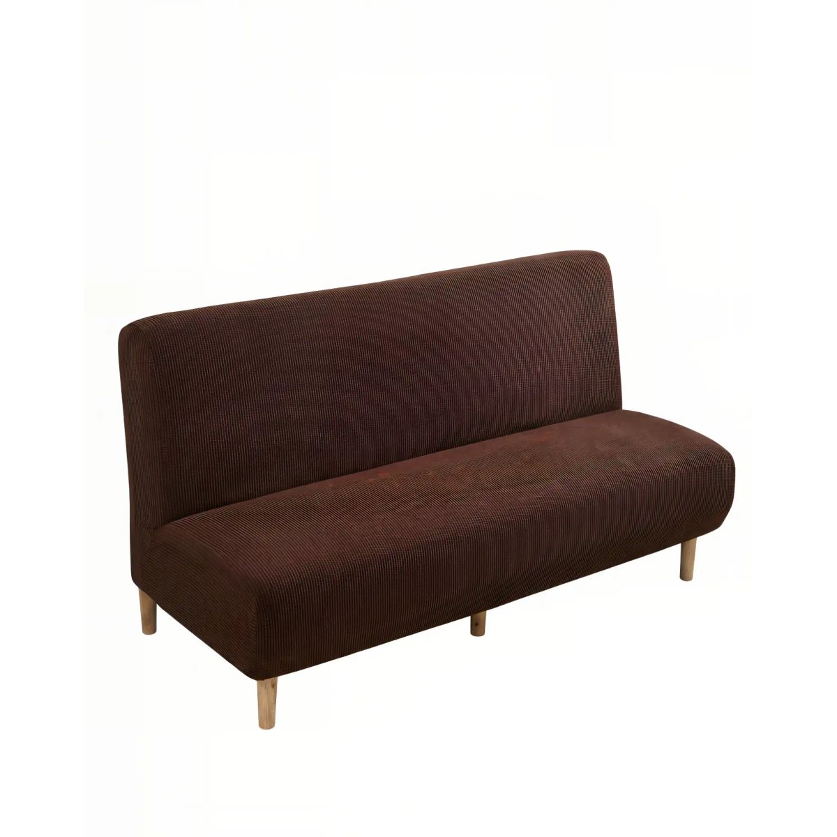 GENERICO - FUNDA PARA SILLON FUTON CUADRILLE COLOR CAFÉ