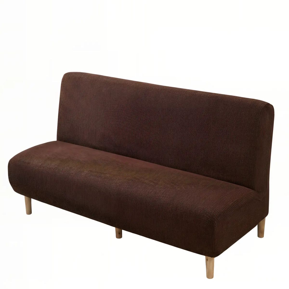 GENERICO - FUNDA PARA SILLON FUTON CUADRILLE COLOR CAFÉ