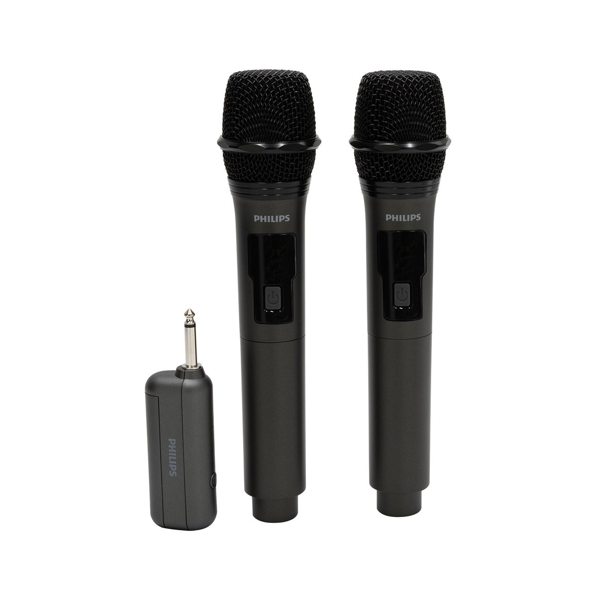 Set 2 Micrófonos Inalámbricos Philips Recargables con Receptor DLM3401TP, marca PHILIPS - Foto Principal