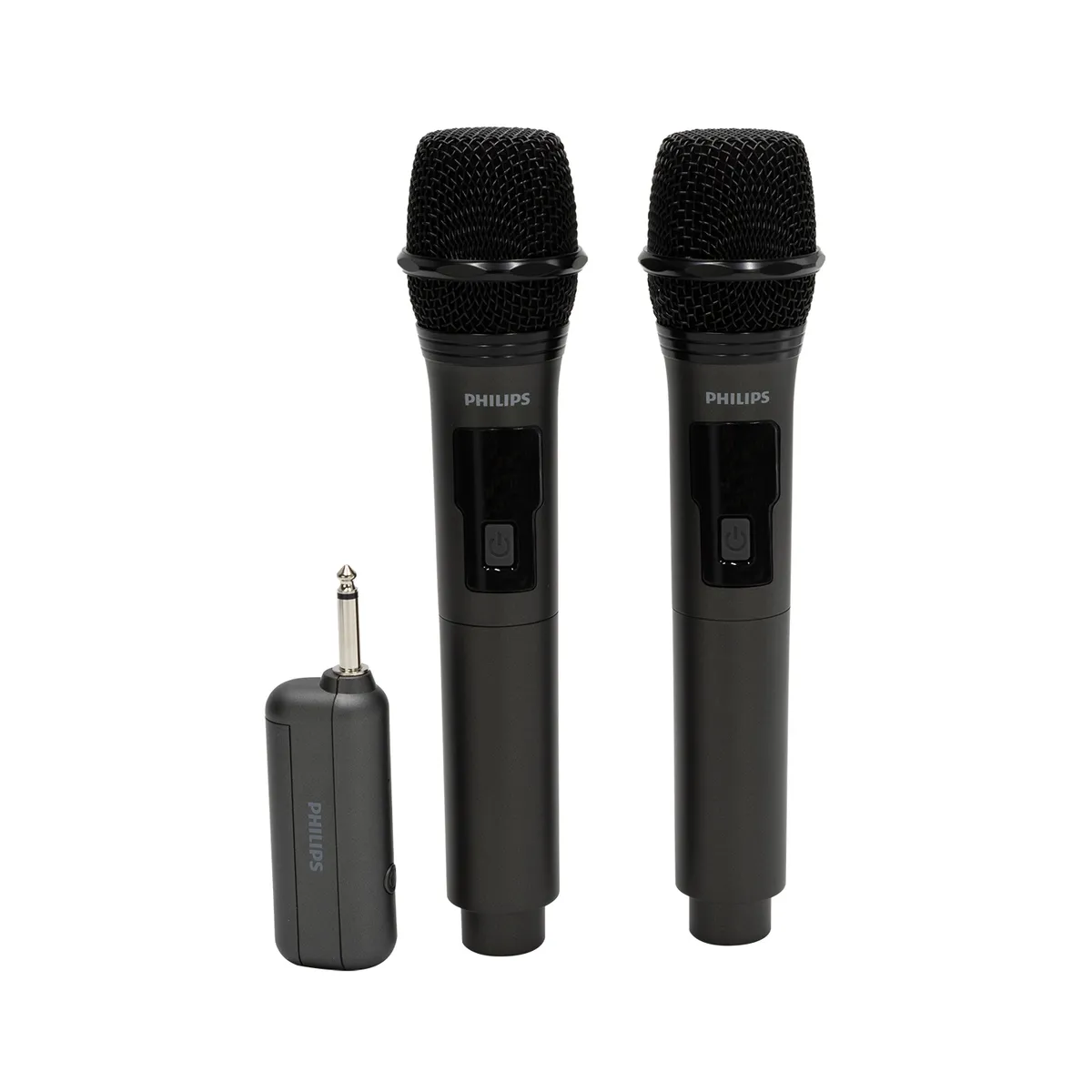 Set 2 Micrófonos Inalámbricos Philips Recargables con Receptor DLM3401TP, marca PHILIPS - Foto Principal
