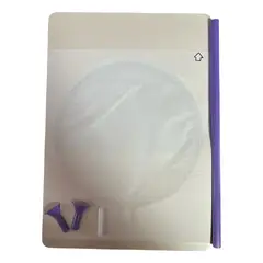 NEON - Globos Imprimibles Inkjet Morado A4 X 5 Unidades