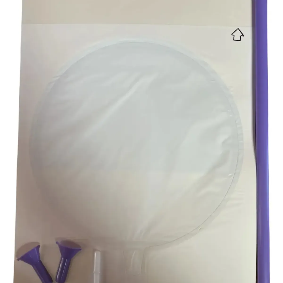 NEON - Globos Imprimibles Inkjet Morado A4 X 5 Unidades