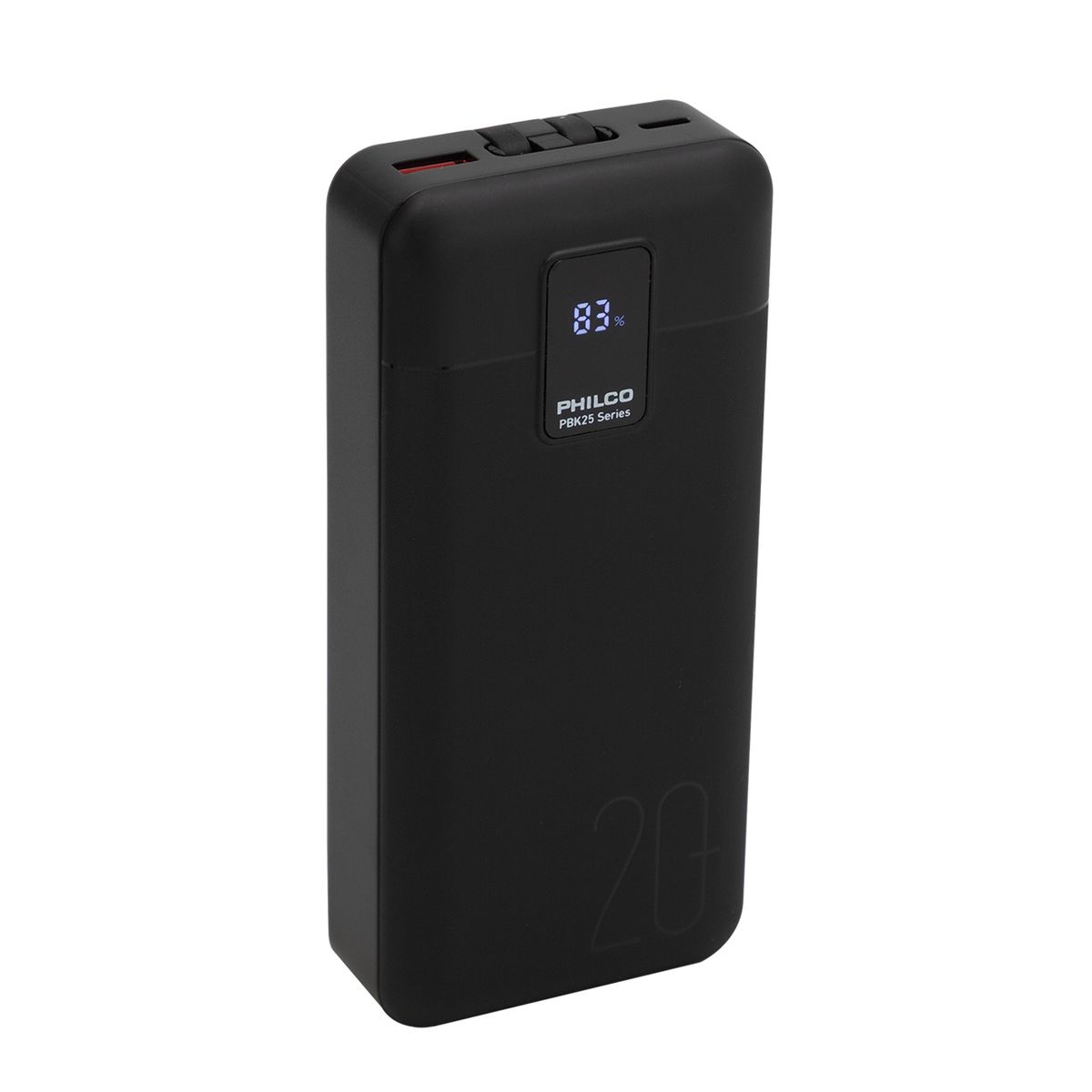 PHILCO - Powerbank 20000mAh PD 22.5W Pantalla Digital