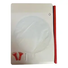 NEON - Globos Imprimibles Inkjet Rojo A4 X 5 Unidades