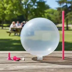 NEON - Globos Imprimibles Inkjet Rosado A4 X 5 Unidades