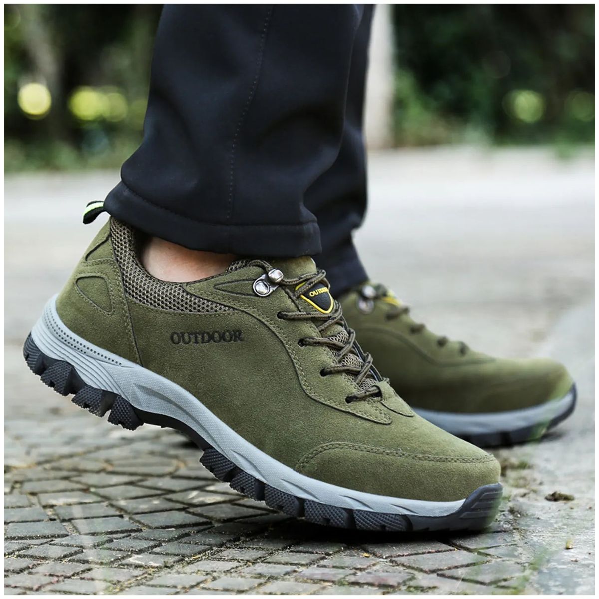 TIOZONEY - Zapatilla Outdoor Hombre
