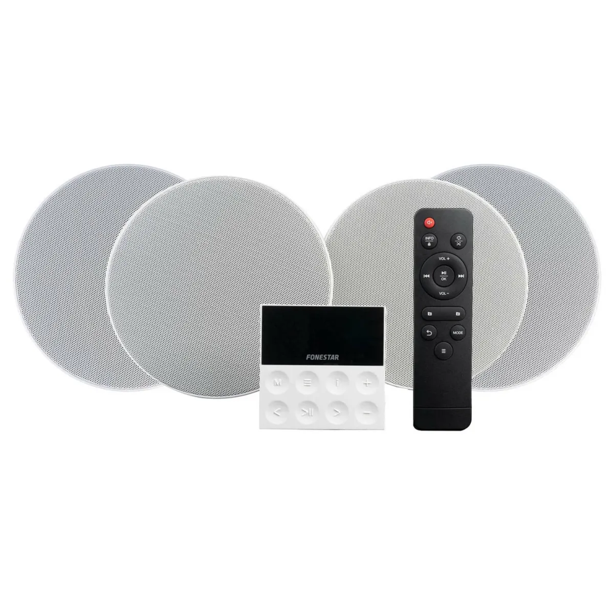 FONESTAR - Kit de parlantes y amplificador Fonestar KS-WALL-4