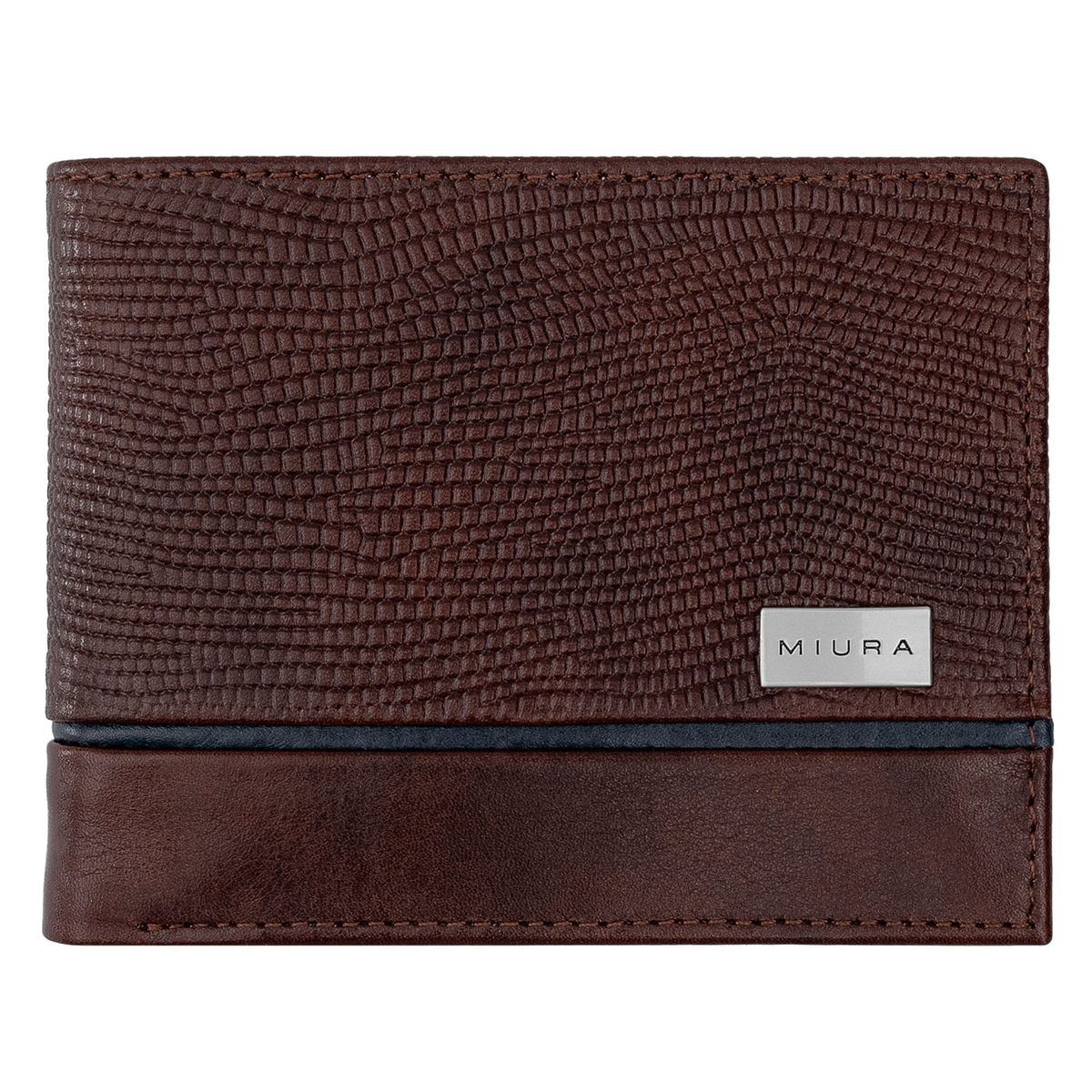 MIURA - Billetera Bartolomeo Miura Cuero Natural Con Protección RFID