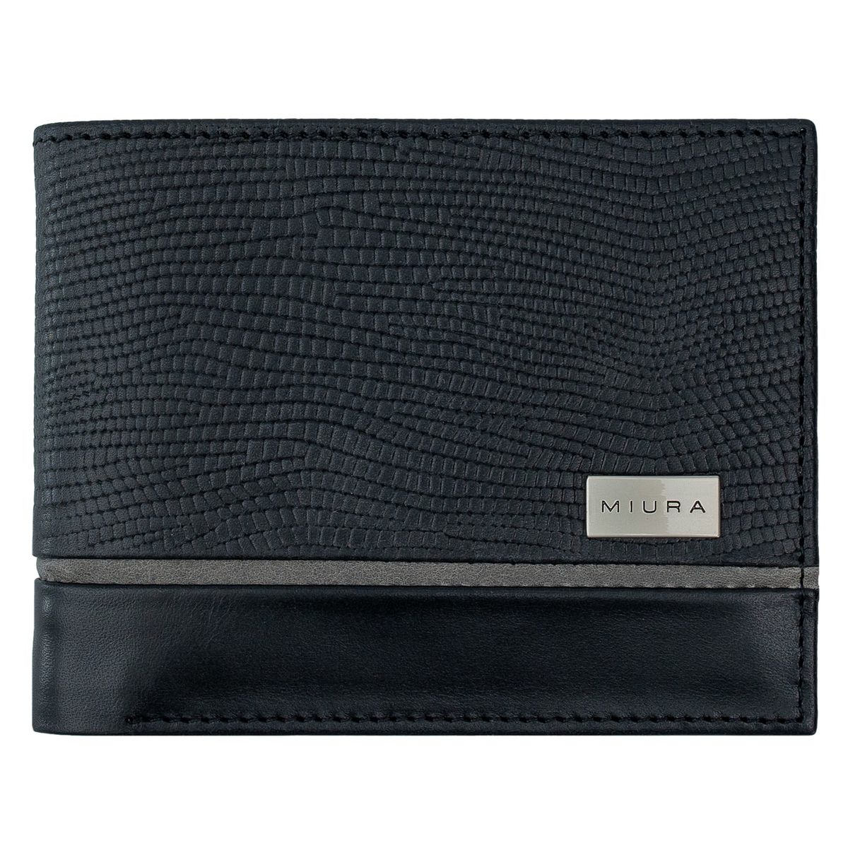MIURA - Billetera Bartolomeo Miura Cuero Natural Con Protección RFID