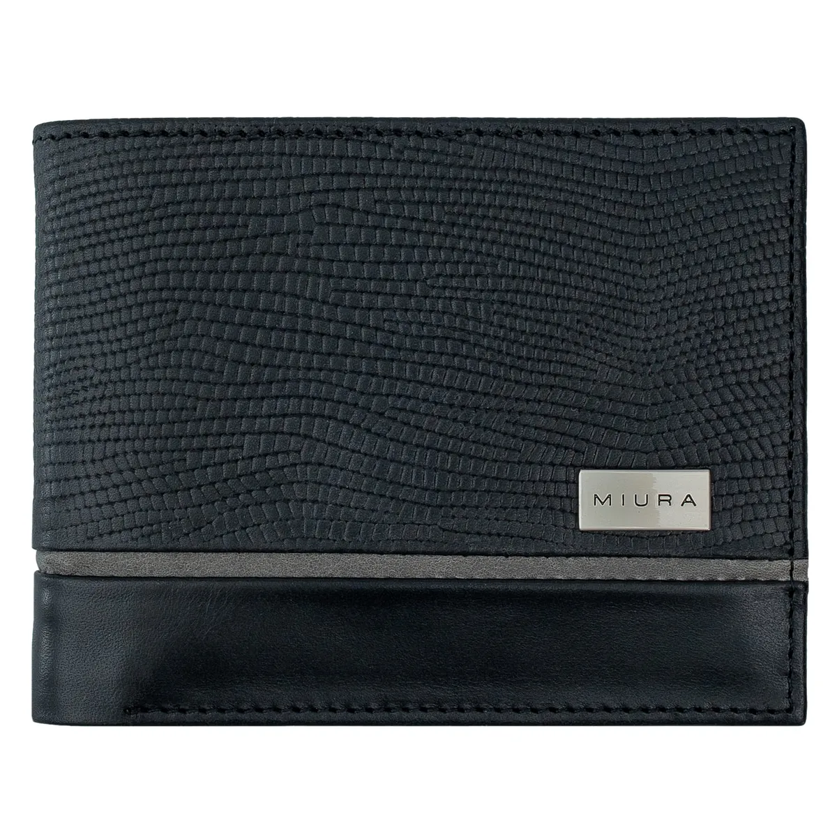 MIURA - Billetera Bartolomeo Miura Cuero Natural Con Protección RFID