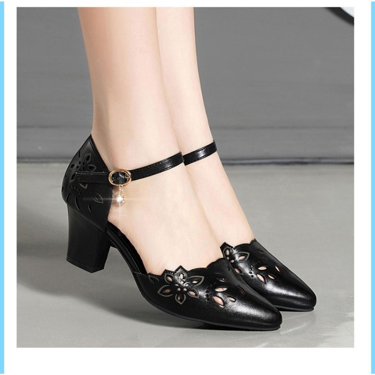 TIOZONEY - Zapato de Mujer Tacon
