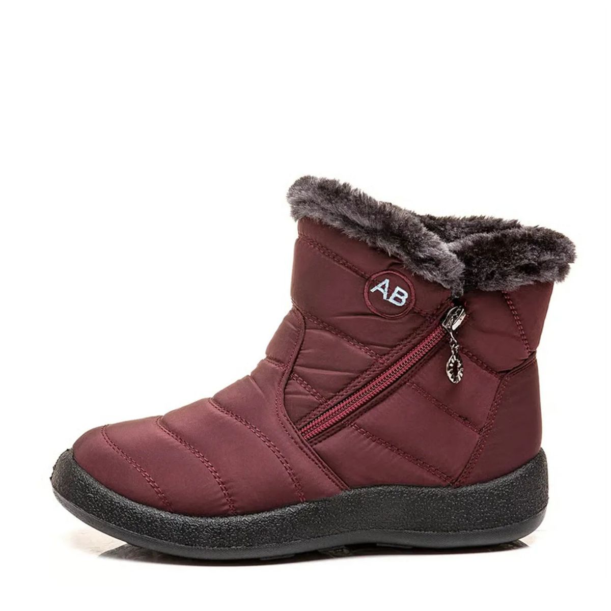 TIOZONEY - Botas de nieve cálidas para mujer K05 red-.