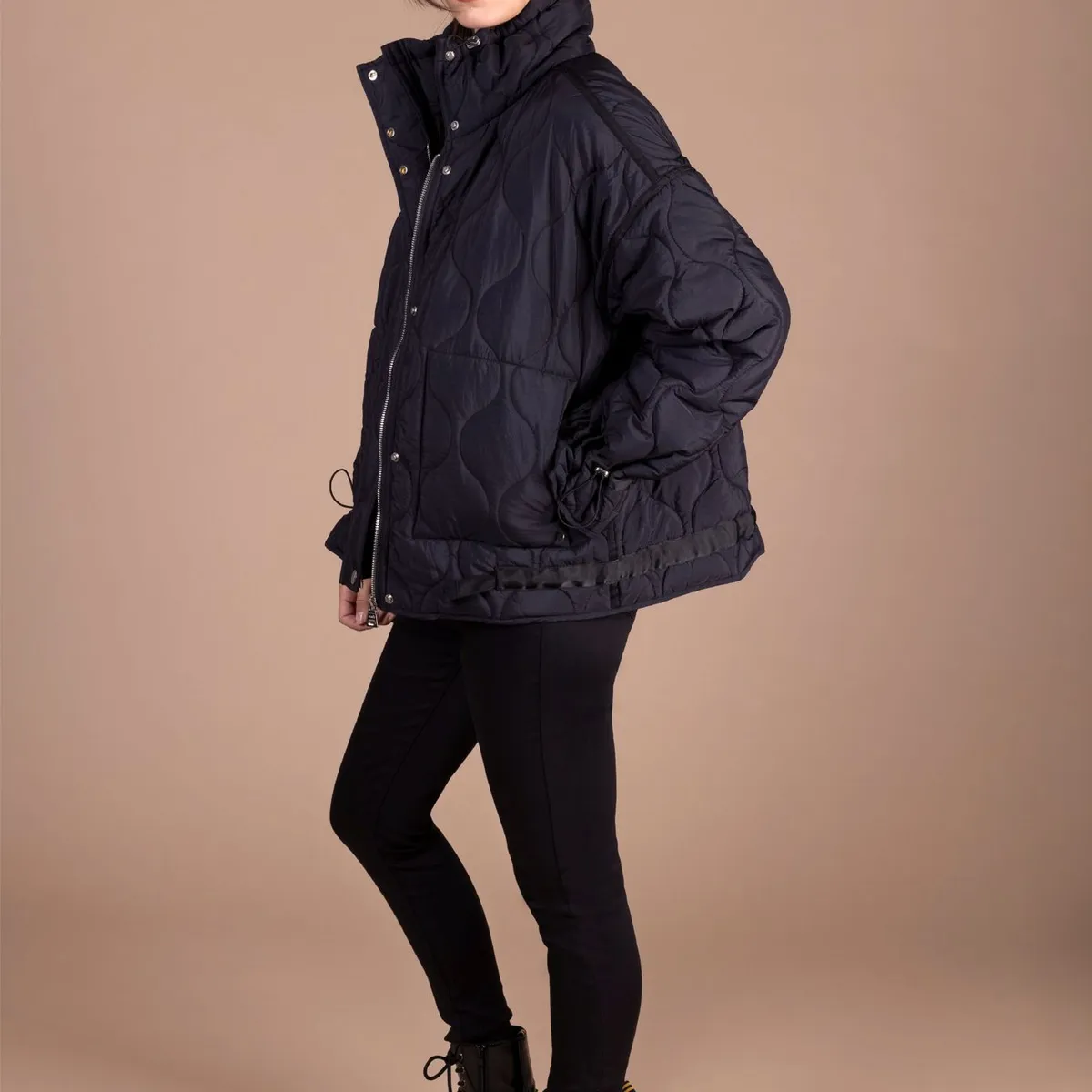 EFESIS - Parka Regular Manga Larga Mujer