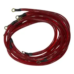 GENERICO - Cable Automotriz Sistema Conexión A Tierra Rojo
