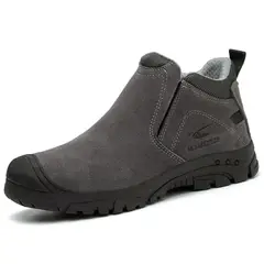 TIOZONEY - Botas de trabajo de calidad para hombre
