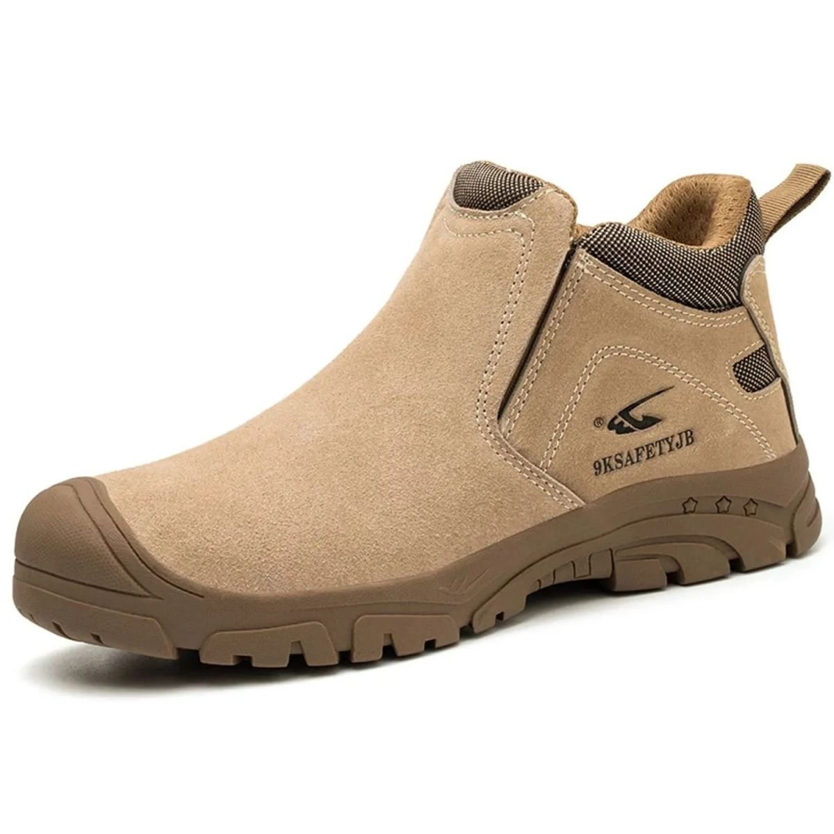 TIOZONEY - Zapatos de trabajo Hombre - Beige.