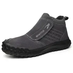 TIOZONEY - Zapatos de trabajo Hombre - Gris