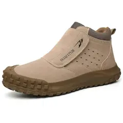 TIOZONEY - Zapatos de trabajo Hombre - Beige