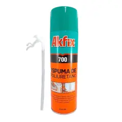 AKFIX - Sellador Espuma Poliuretano 500ml Secado Rapido