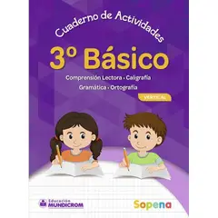 TOP10BOOKS - TEXTO Cuaderno De Actividades 3° Basico Vertical - Sopena