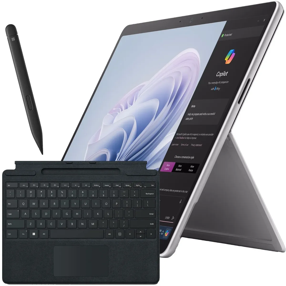 MICROSOFT - Pack Microsoft Surface Pro 10 - Intel Ultra 7 64GB 1TB + Teclado Lápiz Equipo Profesional Empresas Productividad Oficina Alto Rendimiento
