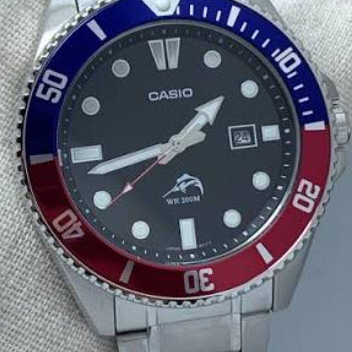 CASIO - RELOJ CASIO MARLIN MDV106D-1A2 HOMBRE BUCEO WR200M