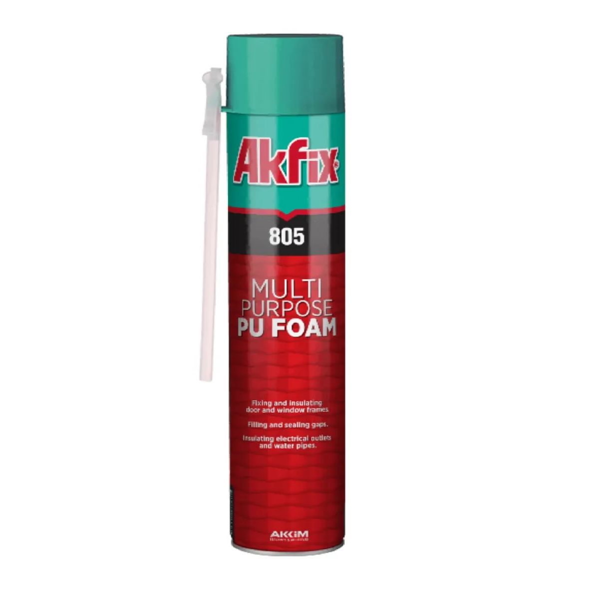 AKFIX - Espuma Poliuretano Akfix 805 750ml Manual Con Boquilla