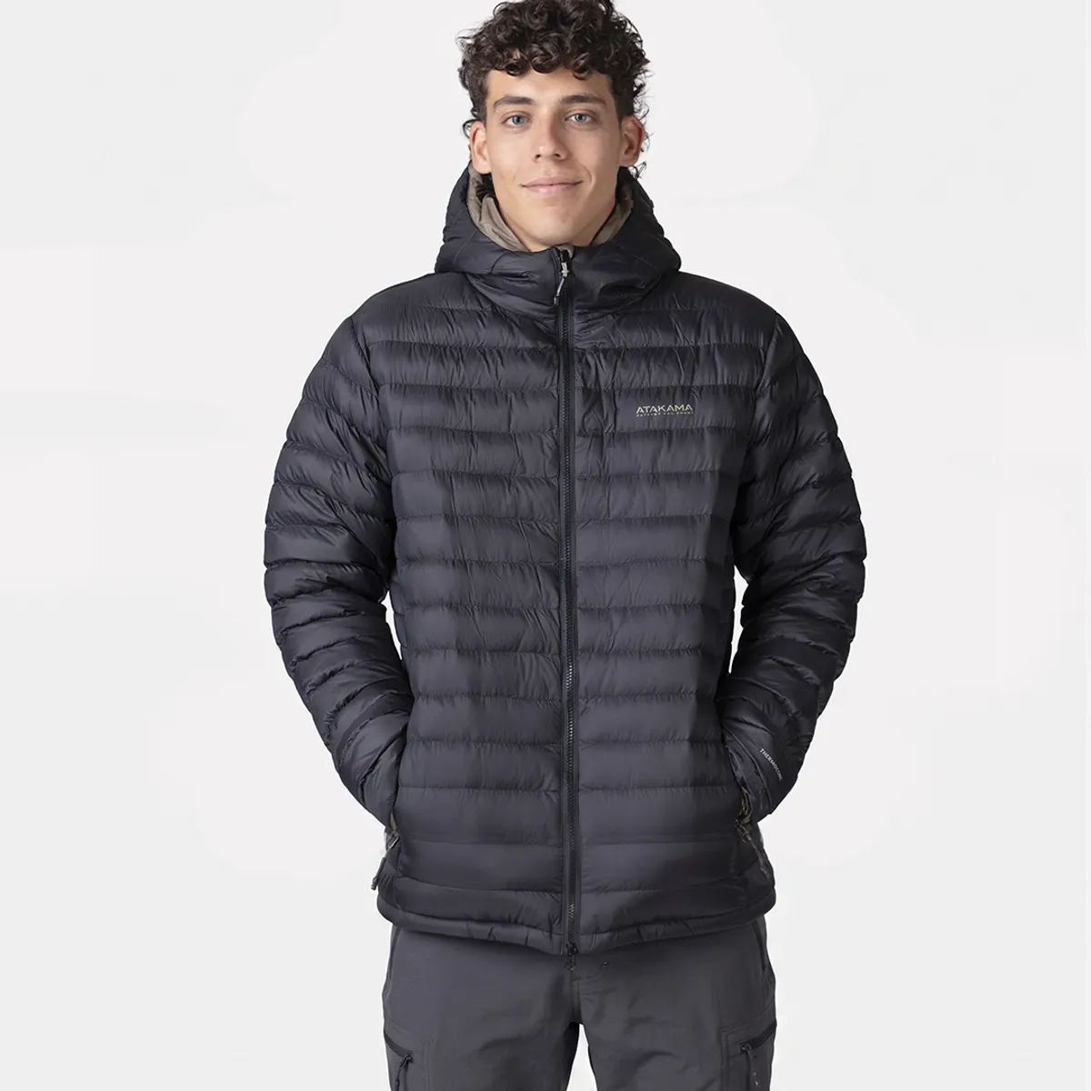 ATAKAMA OUTDOOR - Chaqueta Parka Térmica Hombre Indomita Negra Atakama Outdoor