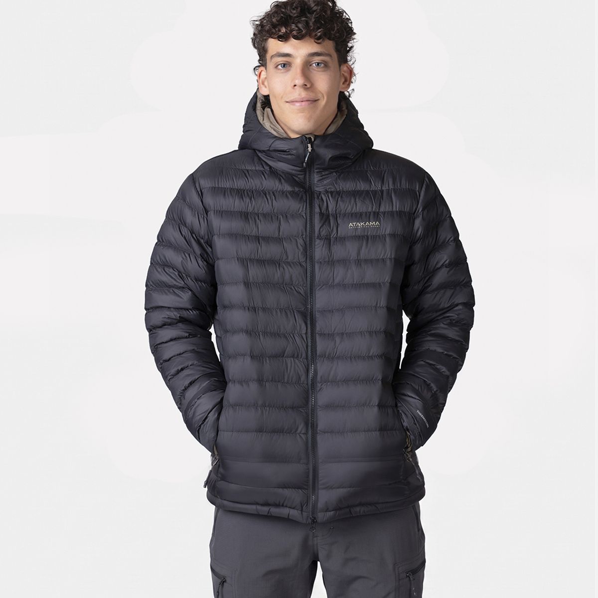 ATAKAMA OUTDOOR - Chaqueta Parka Térmica Hombre Indomita Negra Atakama Outdoor