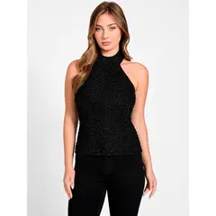 GUESS - Sweater Mujer Sl Chevron Serina Mn Negro