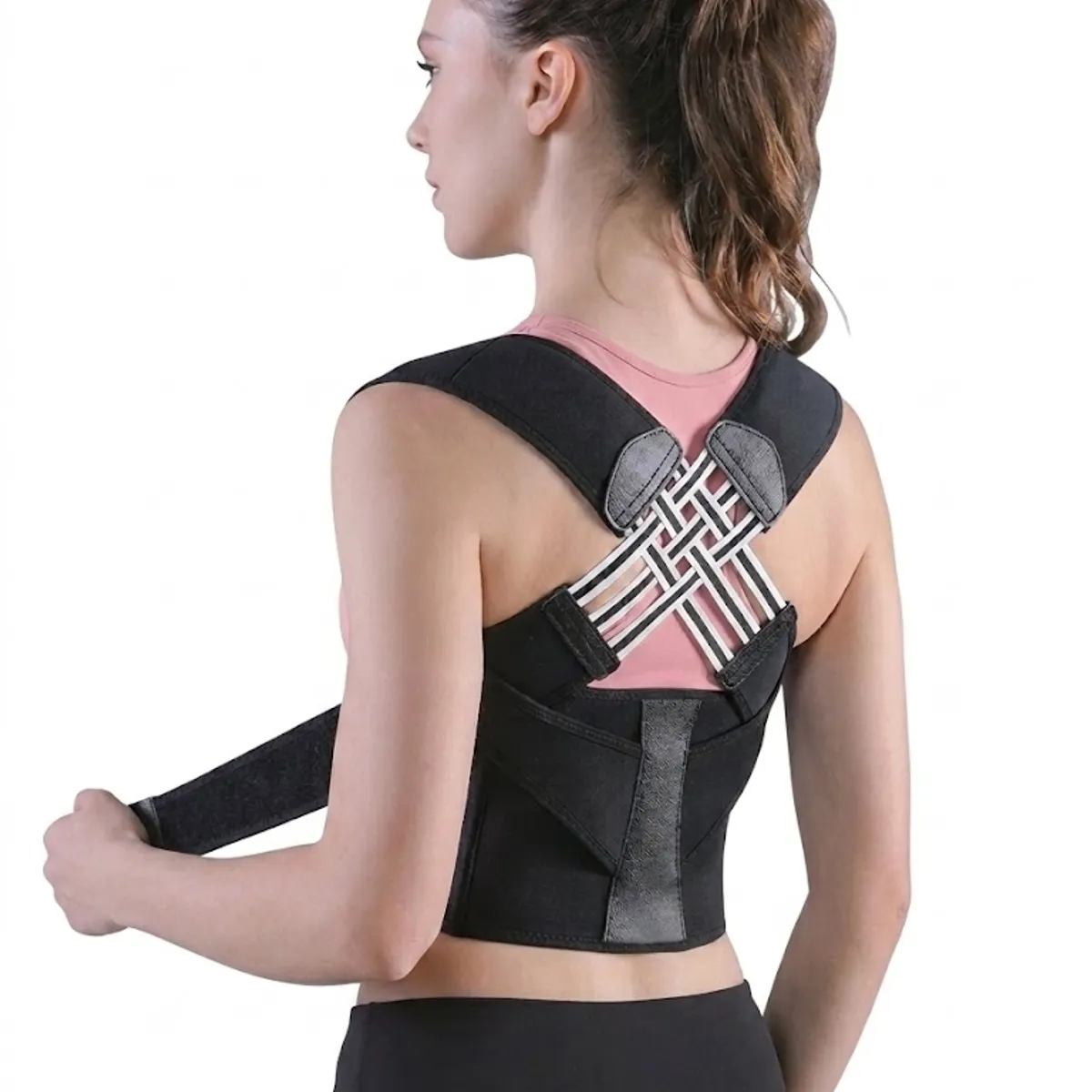 GENERICO - Corrector de Postura Profesional  Soporte Lumbar y Alineación (XL)