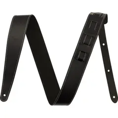 FENDER - Correa De Cuero Para Guitarra Essentials Leather Straps - Negro