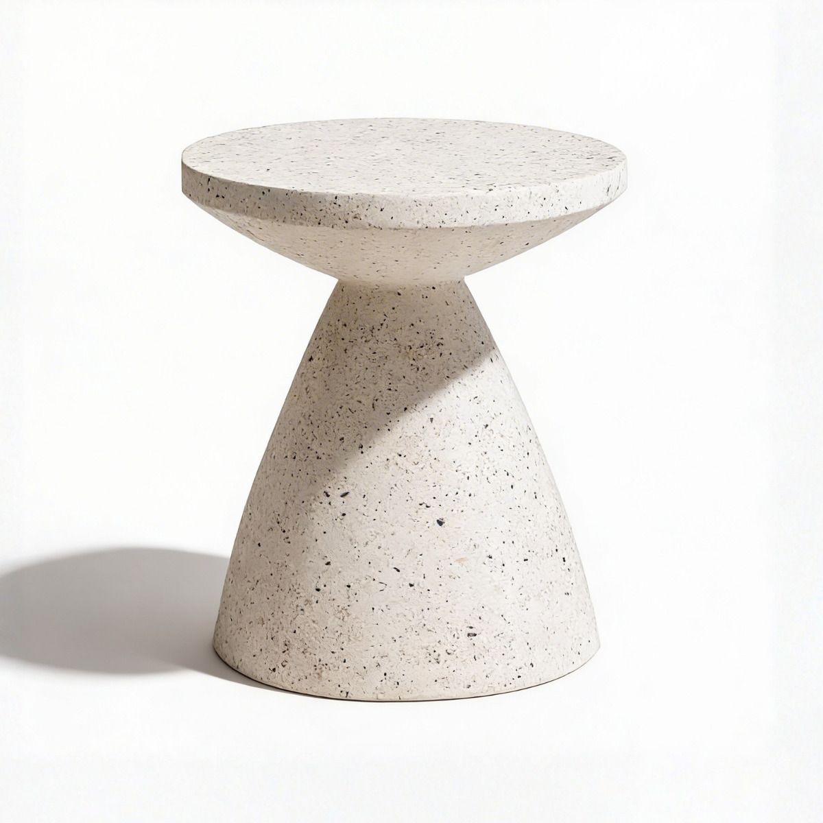 SANTU HOME & DECO - Mesa Lateral Cónica Estilo Nórdico