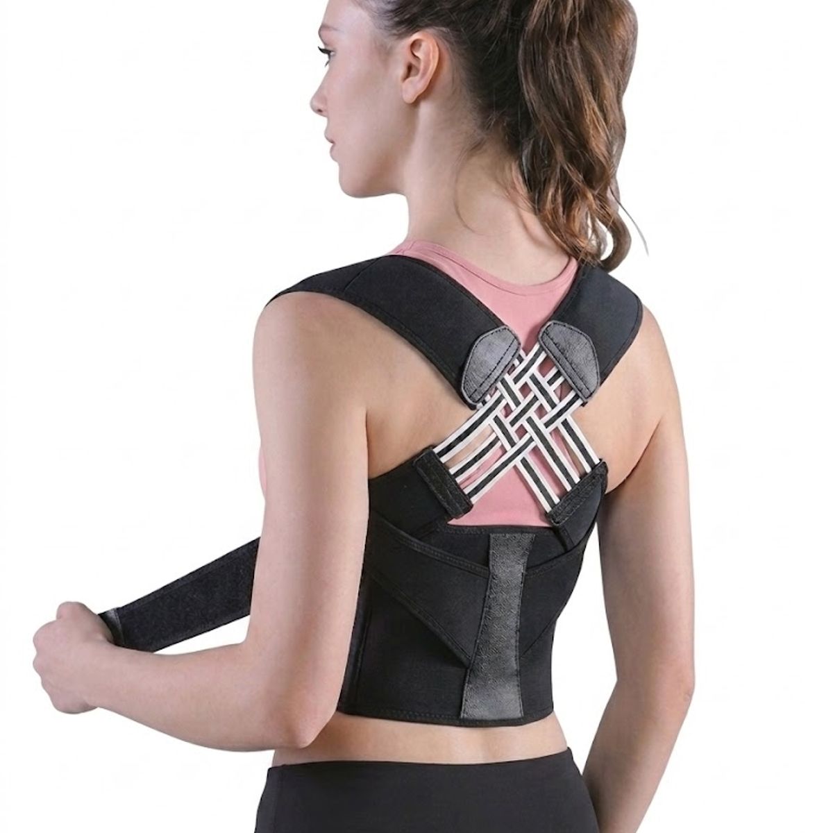 GENERICO - Corrector de Postura Profesional  Soporte Lumbar y Alineación (XXL)