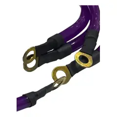 GENERICO - Cable Automotriz Sistema Conexión A Tierra Morado