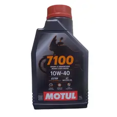MOTUL - Aceite de Moto 10w 40 Full Sintetico 1L 4T