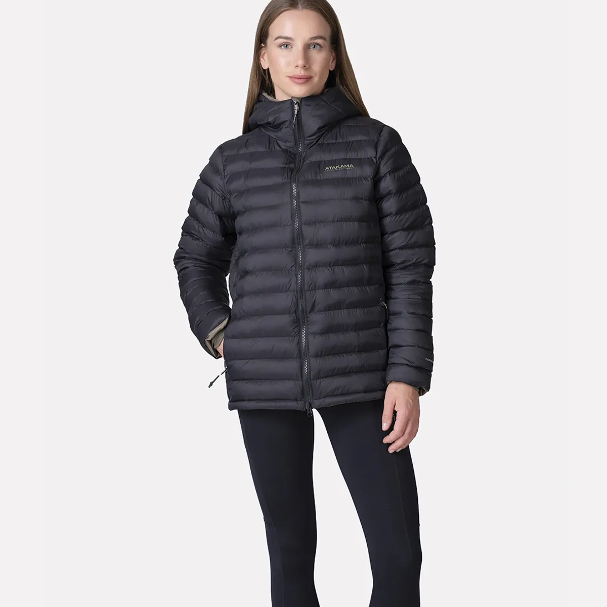 ATAKAMA OUTDOOR - Chaqueta Parka Térmica Mujer Indomita Negra Atakama Outdoor