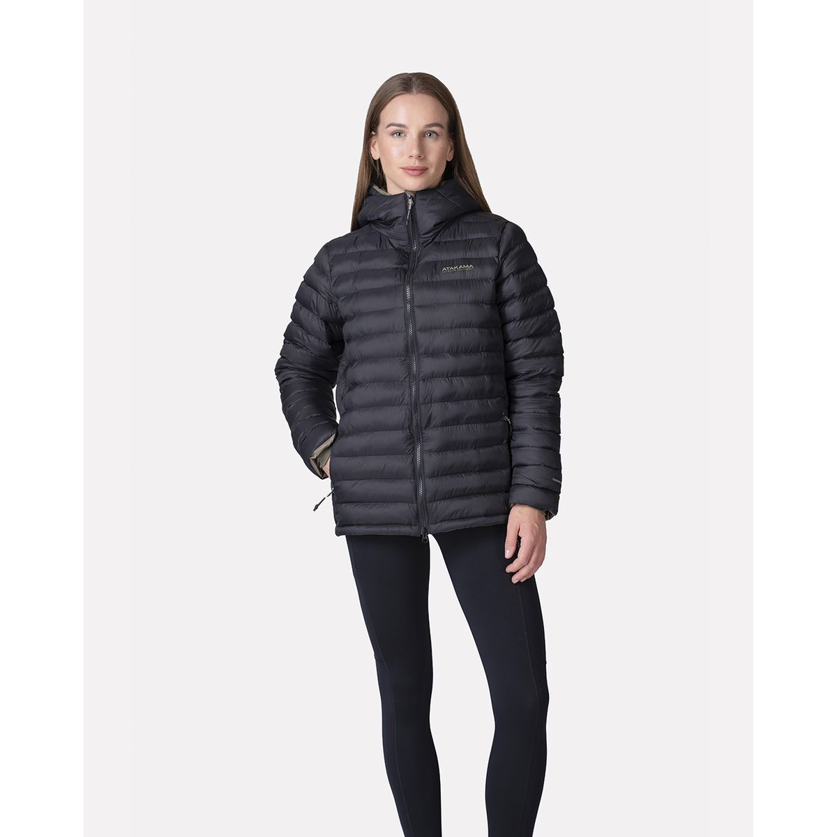 ATAKAMA OUTDOOR - Chaqueta Parka Térmica Mujer Indomita Negra Atakama Outdoor