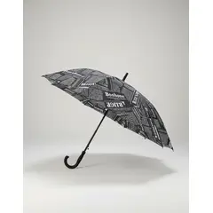GENERICO - Paraguas 95cm Diseño Periódico 8 Varillas