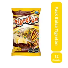 ARCOR - Pack 12 Bolsa De Masticable Tigretón 12 Unidades