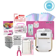 AMERICAN CRAFTS - Encuadernadora UNIVERSAL CINCH + INSUMOS + HERRAMIENTAS K170