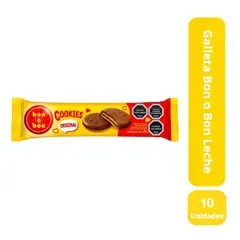 ARCOR - Pack 10 Galleta Bon O Bon Leche 95 Gr