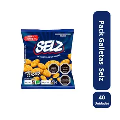 ARCOR - Pack 40 unidades galleta Selz Clasica saladas 35gr
