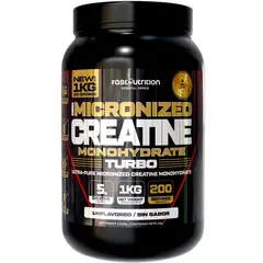 SUPRALABS - Creatina Monohidratada 1kg Turbo 200 porciones