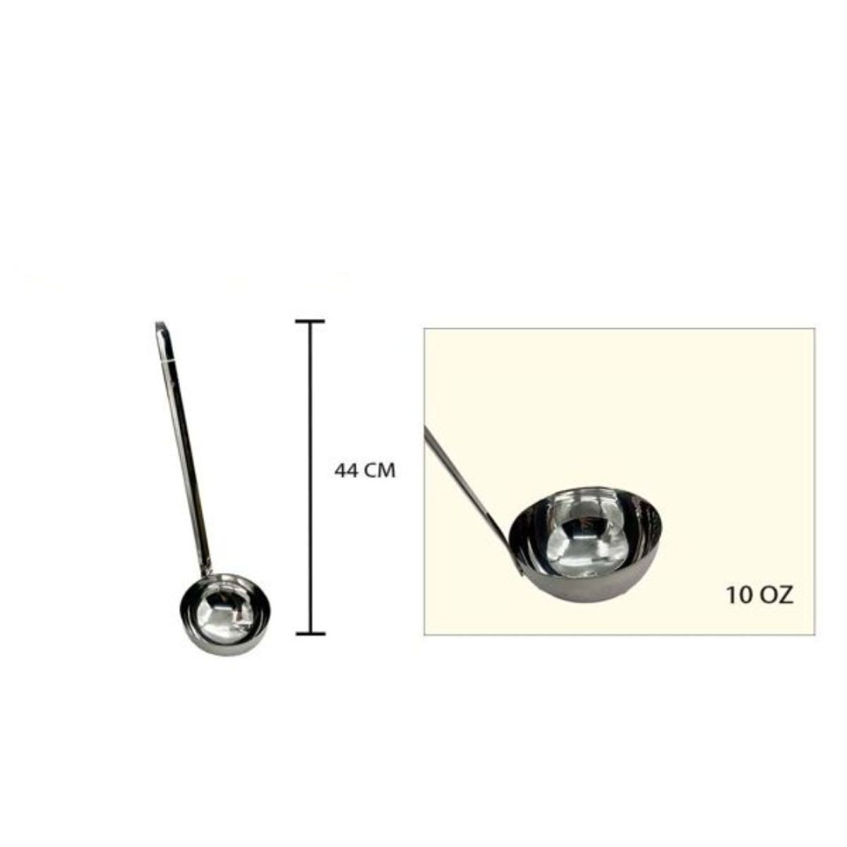 GENERICO - Cucharon Acero inx. 10 oz.